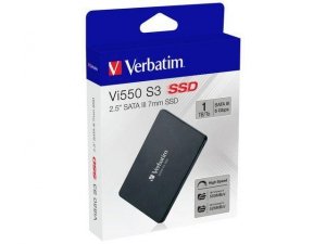 Dysk SSD wewnętrzny Verbatim Vi550 S3 1TB 2.5 SATA III czarny