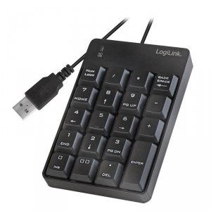 Klawiatura USB LogiLink ID0184 numeryczna, 19 klawiszy