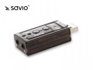 SAVIO Karta dzwiękowa USB 7.1 AK-01