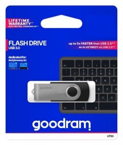Pendrive 64GB USB 3.2 Gen 1 GOODRAM UTS3 Black
