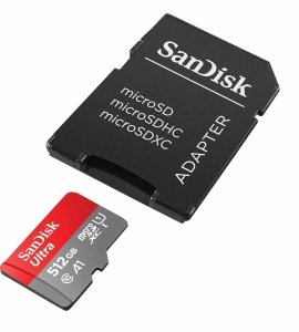 Karta microSDXC 512GB 150MB/s SanDisk Ultra