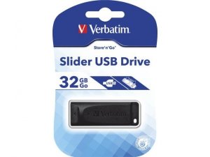 Pendrive 32GB Slider USB 2.0 Verbatim