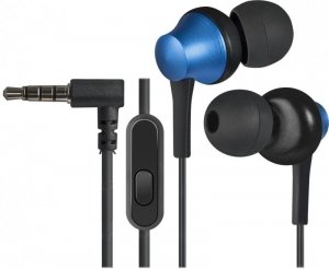 Słuchawki z mikrofonem Defender PULSE 470 douszne 4-pin czarno-niebieskie