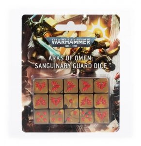Warhammer 40.000 Arks of Omen: Sanguinary Guard Dice Set