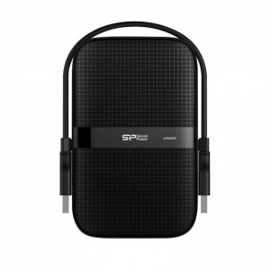 Dysk zewnętrzny 2TB 2,5 USB 3.0 Silicon Power ARMOR A60 BLACK PANCERNY