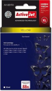Tusz large yellow do drukarki HP (zamiennik HP 88XL C9393AE) ActiveJet AH-88YRX (AH-393)
