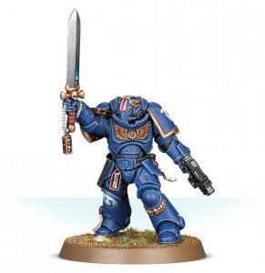 Space Marine Lieutenant with Power Sword