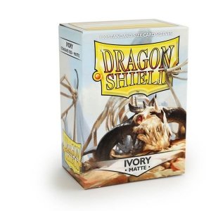 Koszulki Dragon Shield Standard Sleeves - Matte Ivory (100 Sleeves)