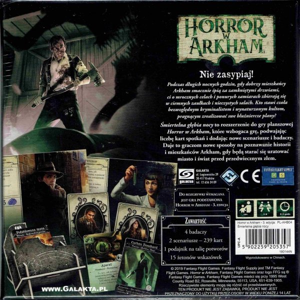 Horror w Arkham: III edycja: Śmiertelna głębia nocy PL