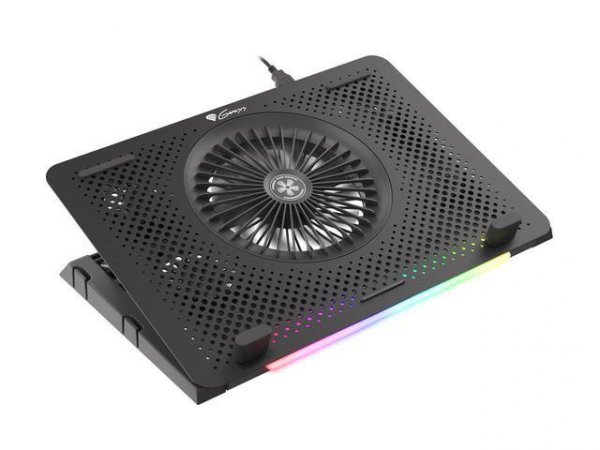 Podstawka pod notebooka Genesis Oxid 450 15.6&quot; podświetlenie RGB, 5 wentylatorów