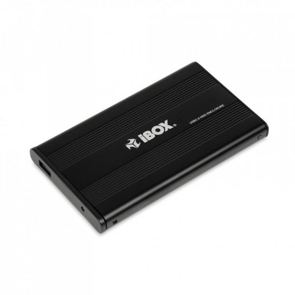 Obudowa na dysk iBOX HD-01 2.5&quot; USB 2.0 czarna, aluminium