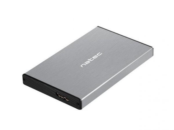 Obudowa na dysk HDD/SSD Natec RHINO Go USB 3.0 2.5&quot; SATA szara