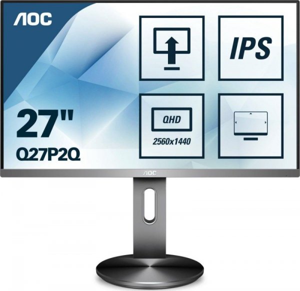 Monitor AOC 27&quot; Q27P2Q VGA DVI HDMI DP 4xUSB 3.1 głośniki