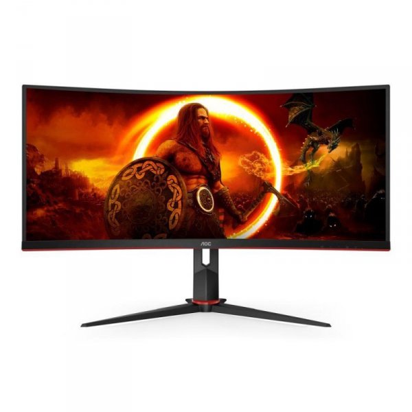 Monitor AOC 34&quot; CU34G2XP/BK 2xHDMI 2xDP 5xUSB
