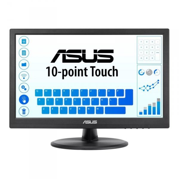 Monitor Asus 15,6&quot; VT169HE Touch Monitor IPS FHD 60Hz HDMI VGA