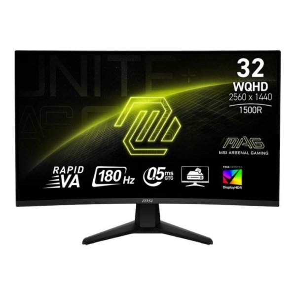 Monitor MSI 31,5&quot; MAG 32CQ6F 2xHDMI DP - USZ OPAK