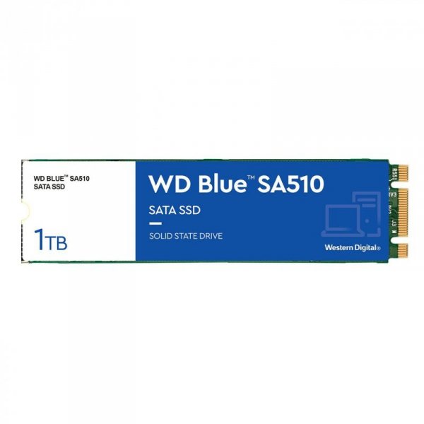 Dysk SSD WD Blue SA510 1TB M.2 SATA 2280 (560/520 MB/s) WDS100T3B0B