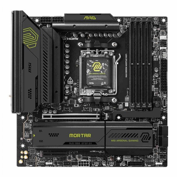 Płyta MSI MAG B850M MORTAR WIFI /AMD B850/DDR5/SATA3/M.2/USB3.2/WiFi/BT/PCIe5.0/AM5/mATX