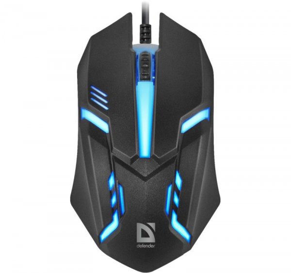 Mysz przewodowa Defender CYBER MB-560L 1200dpi 3P czarna