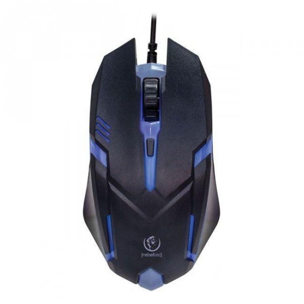 Mysz przewodowa Rebeltec NEON optyczna Gaming USB czarna