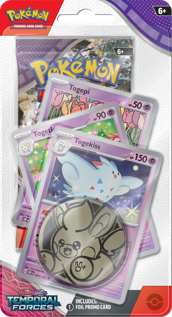 Pokémon TCG: Scarlet &amp; Violet - Temporal Forces - Premium Checklane Blister - Togekiss
