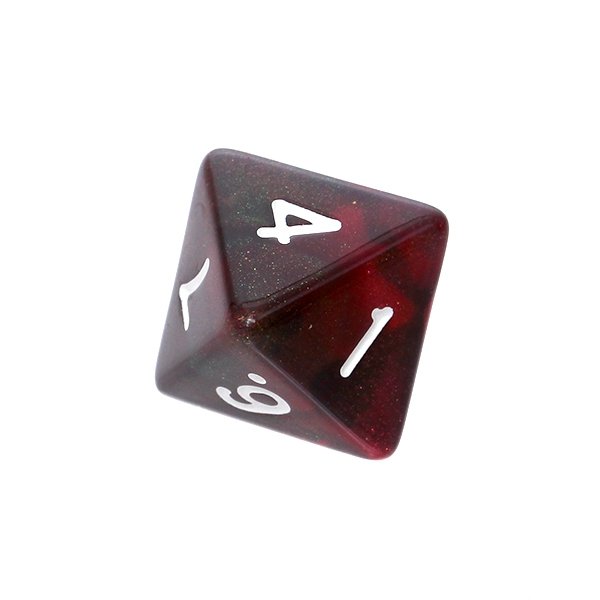 7 kości.Kamienie Księżycowe.Bordo.REBEL