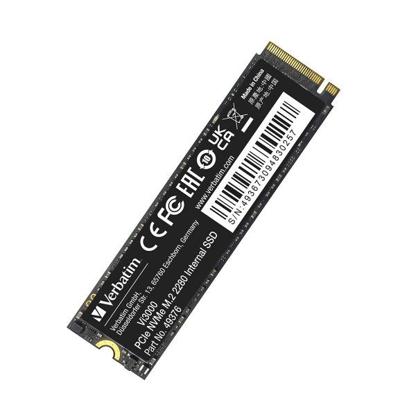 Dysk SSD 2TB M.2 Verbatim Vi3000 PCIe Gen3 NVME 2280 (3300/3000 MB/s)