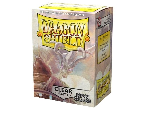 Koszulki Dragon Shield Matte Non-Glare Sleeves - Clear (100 Sleeves)