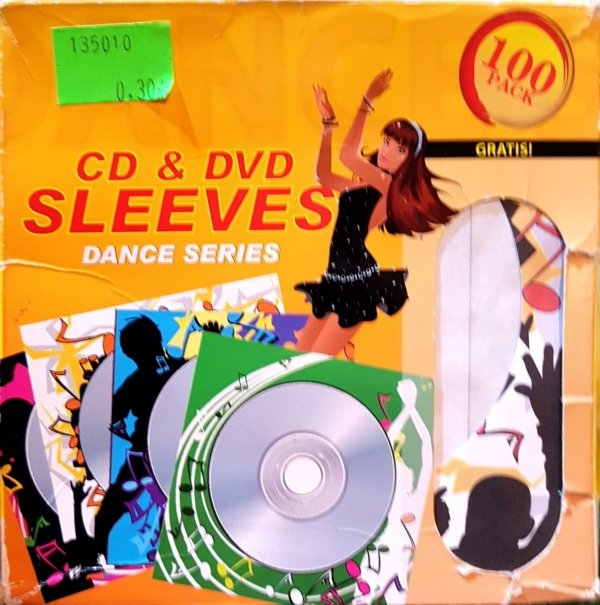 Kolorowe koperty na CD &amp; DVD 1 szt.