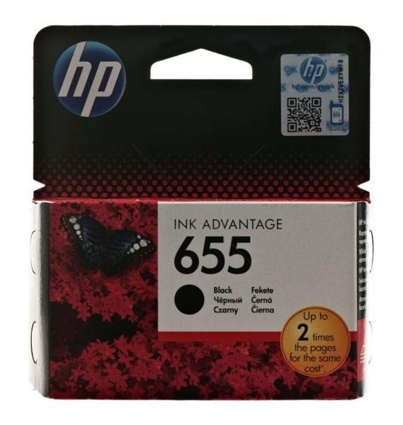 HP Tusz 655 Black CZ109AE
