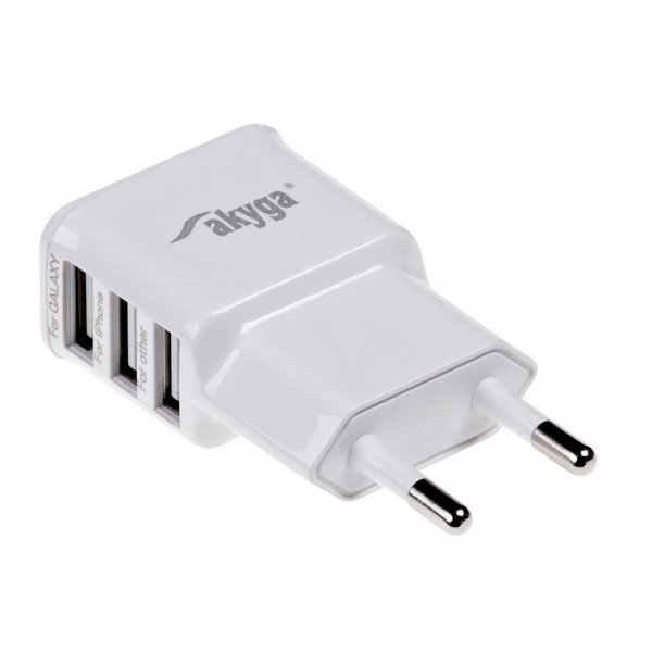 ŁADOW.SIECIO.3xUSB AK-CH-05