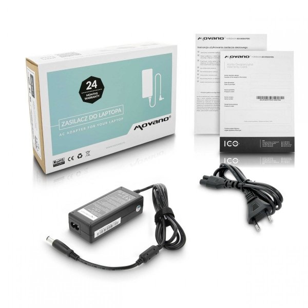 Zasilacz Movano 19.5v 3.34a (7.4x5.0 pin) - dell