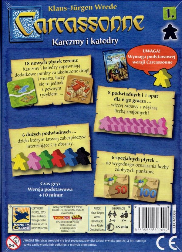 Carcassonne: Karczmy i katedry