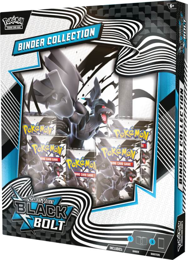 Pokémon TCG: Scarlet &amp; Violet - Black Bolt - Binder Collection - Zekrom