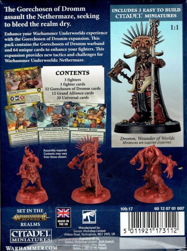 Warhammer Underworlds: Nethermaze – Gorechosen of Dromm