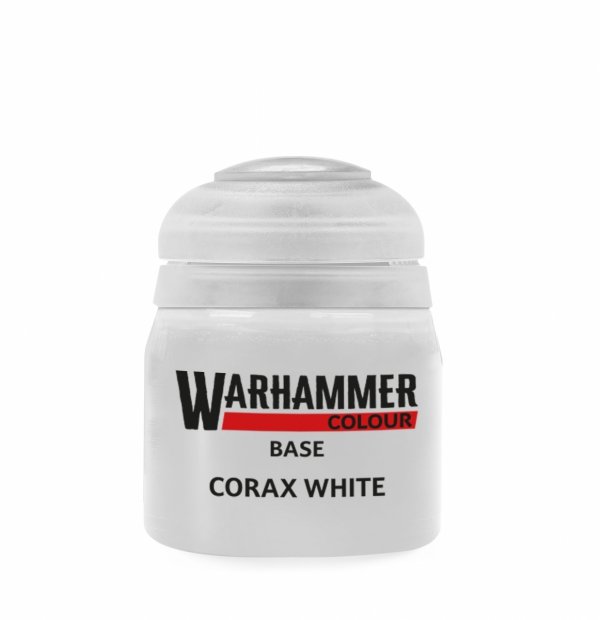 Farba Warhammer Colour Base: Corax White 12ml (Citadel)
