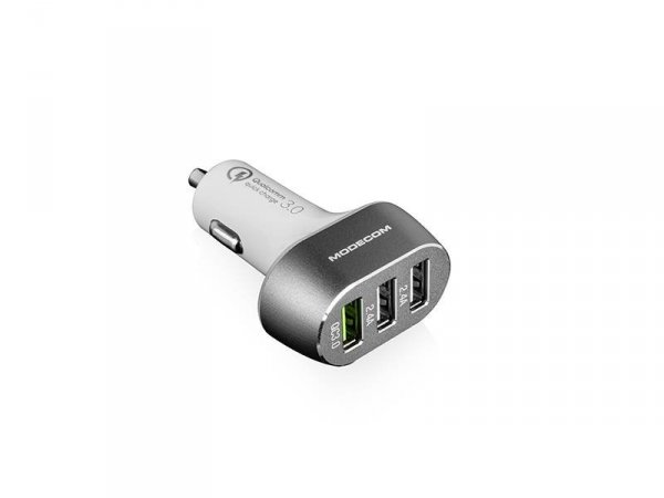 Ładowarka samochodowa MODECOM MC-CU3 (Quick Charge 3.0 + 2x USB) 