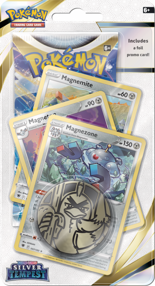 Pokémon TCG: Silver Tempest Premium Checklane Blister Magnezone