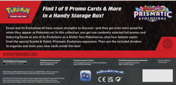 Pokemon TCG: Scarlet&amp;Violet- Prismatic Evolutions - Surprise Box Collection