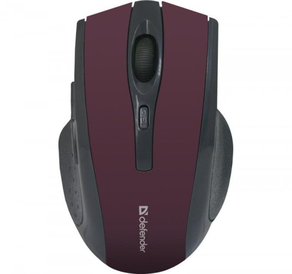  Mysz bezprzewodowa Defender ACCURA MM-665 optyczna 1600dpi 6P burgundowa