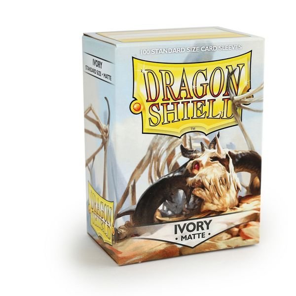 Koszulki Dragon Shield Standard Sleeves - Matte Ivory (100 Sleeves)
