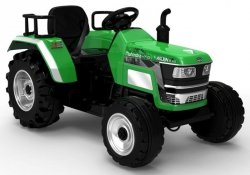 BIG XXL Traktor Ciągnik Pojazd na akumulator HL2788 Zielony