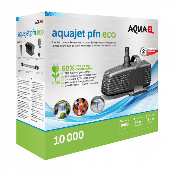 Aquael Pompa Pfn 8000 Eco 52W Oczko NOWOŚĆ!