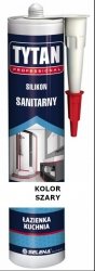 SELENA tytan professional silikon sanitarny 280ml szary