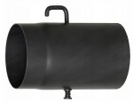SZYBER SPALINOWY czarny fi 200/250mm 25cm BERTRAMS
