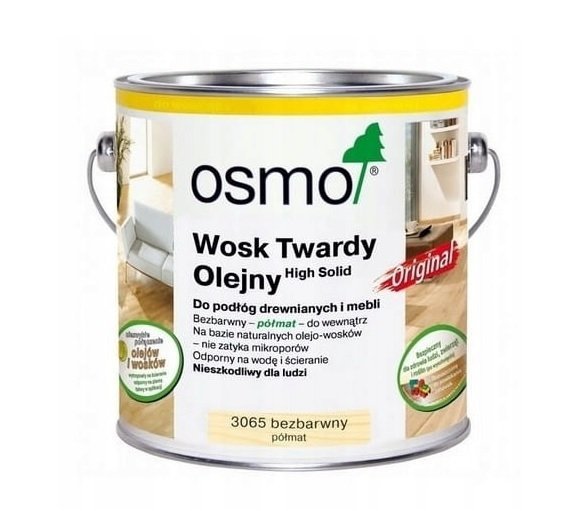 OSMO wosk twardy olejny półmat 0,75l 3065