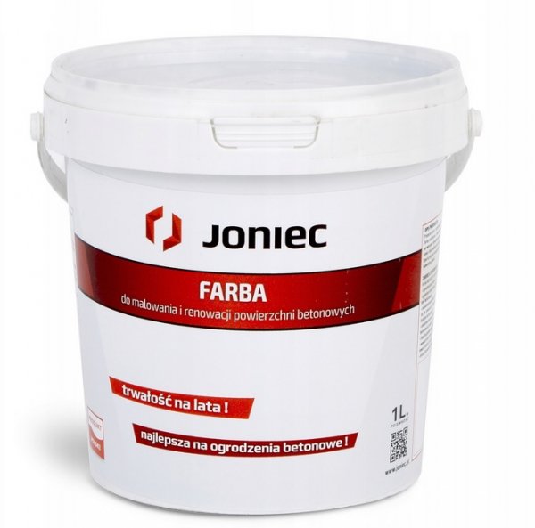 JONIEC farba do malowania i renowacji powierzchni betonowych 1l stalowy