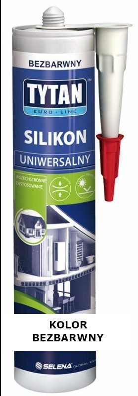 TYTAN EURO - LINE Silikon uniwersalny BEZBARWNY 280ml