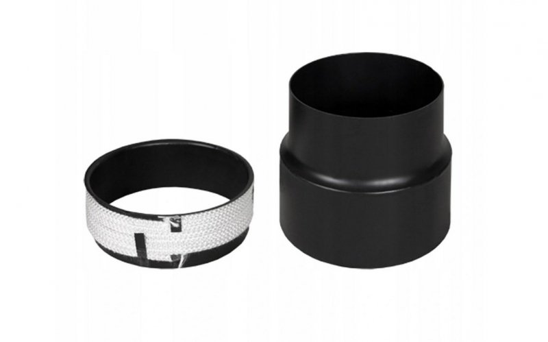 Przejście RURA STALOWA fi120 mm KOMIN CERAMICZNY fi180 mm