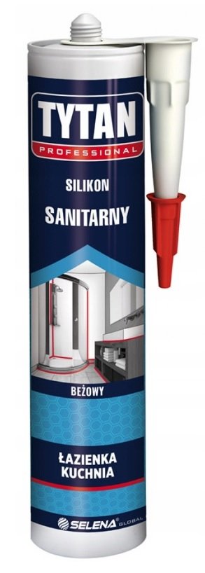 SELENA tytan professional silikon sanitarny 280ml biały